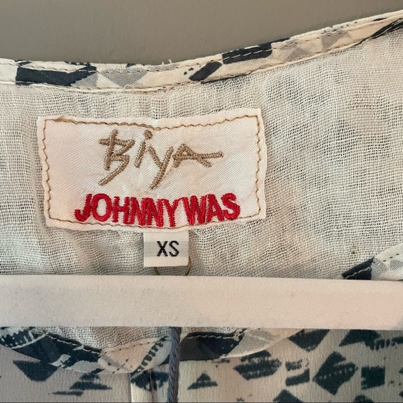 Johnny Was Biya Silk tunic XS NWT - Picture 3 of 9